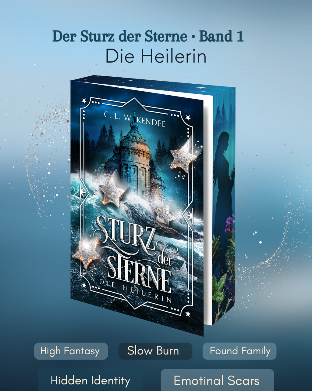 Der Sturz der Sterne (1) (veredeltes Taschenbuch) von C. L. W. Kendee