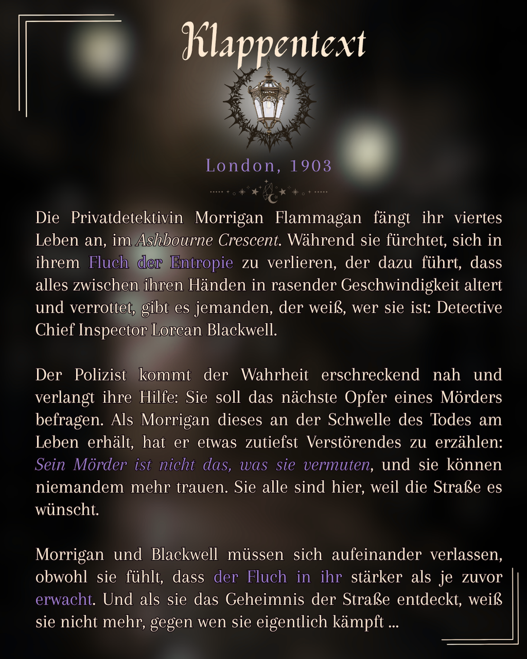 The Gothic Novels Vol. I: Morrigan | Ashbourne Crescent (veredeltes Taschenbuch) von Elize Ellison