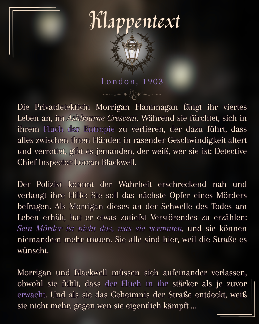 The Gothic Novels Vol. I: Morrigan | Ashbourne Crescent (veredeltes Taschenbuch) von Elize Ellison